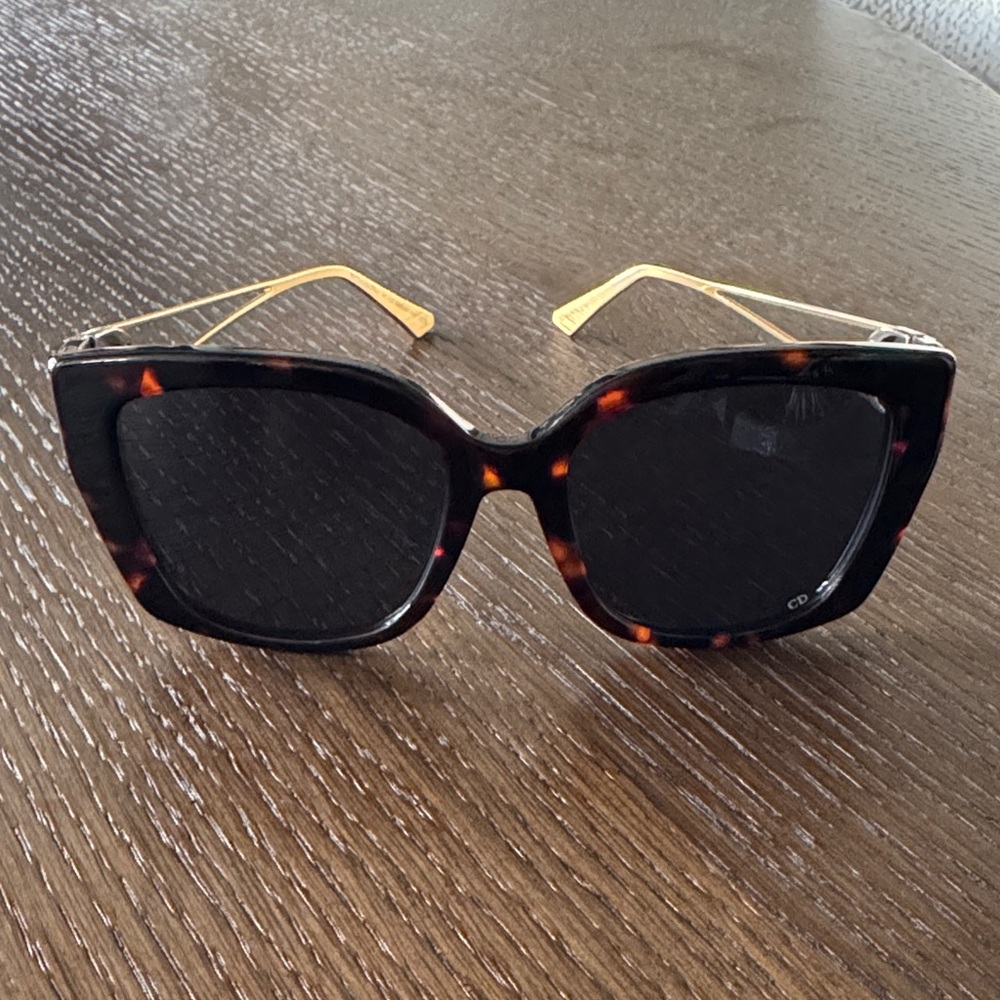 Dior Dark Havana 30Montaigne Square Butterfly Women sunglasses - Picture 3 of 16